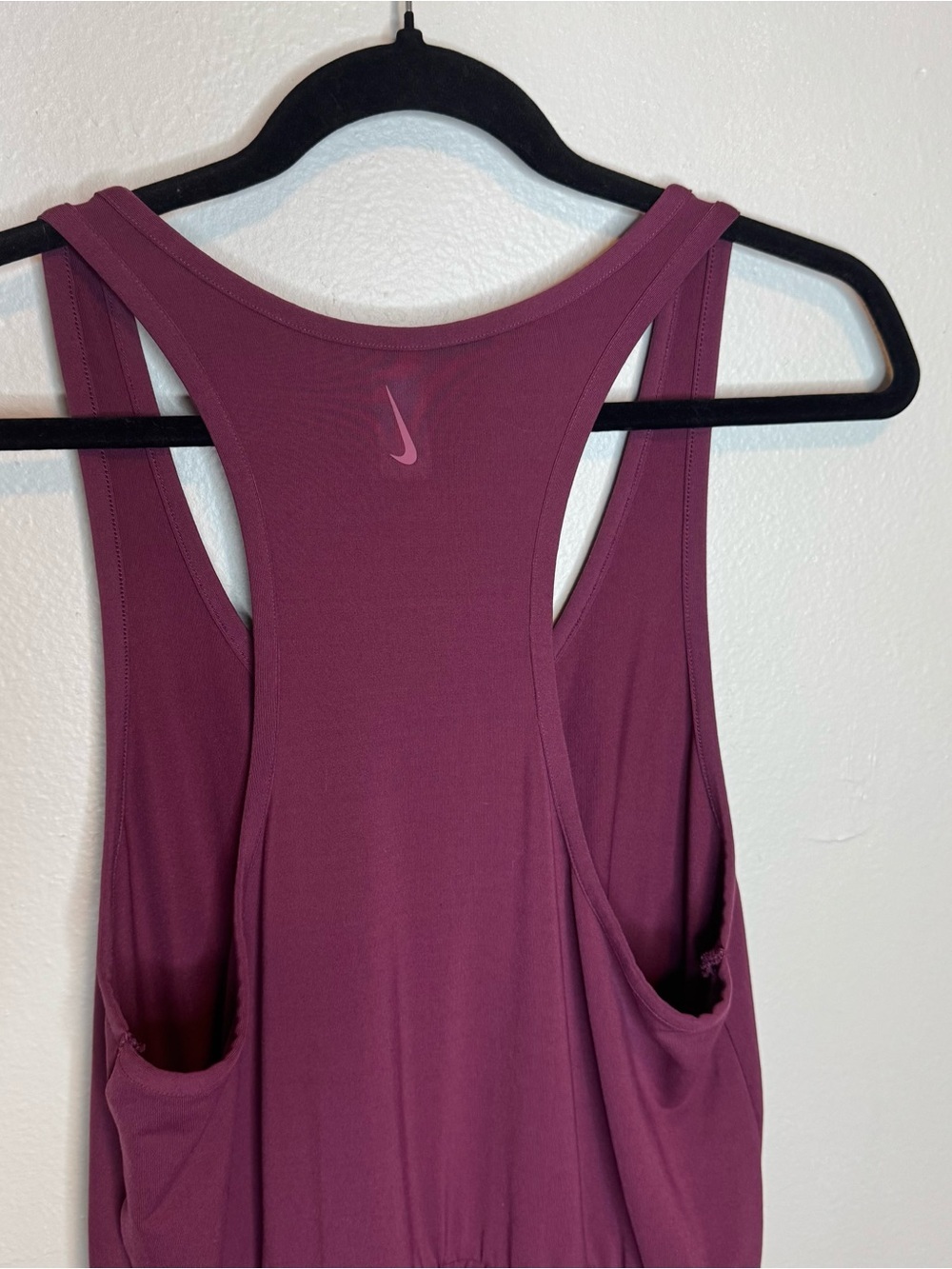 Nike Dri-FIT Training Jumpsuit Purple Magenta Sleeveless - Picture 10 of 15